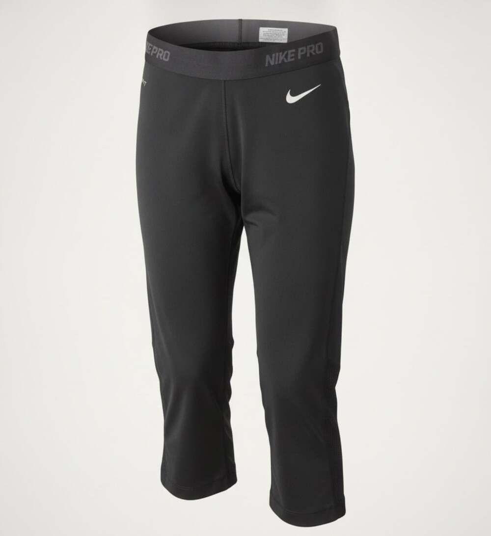 Nike Pro Training Capri Pants Size M Black